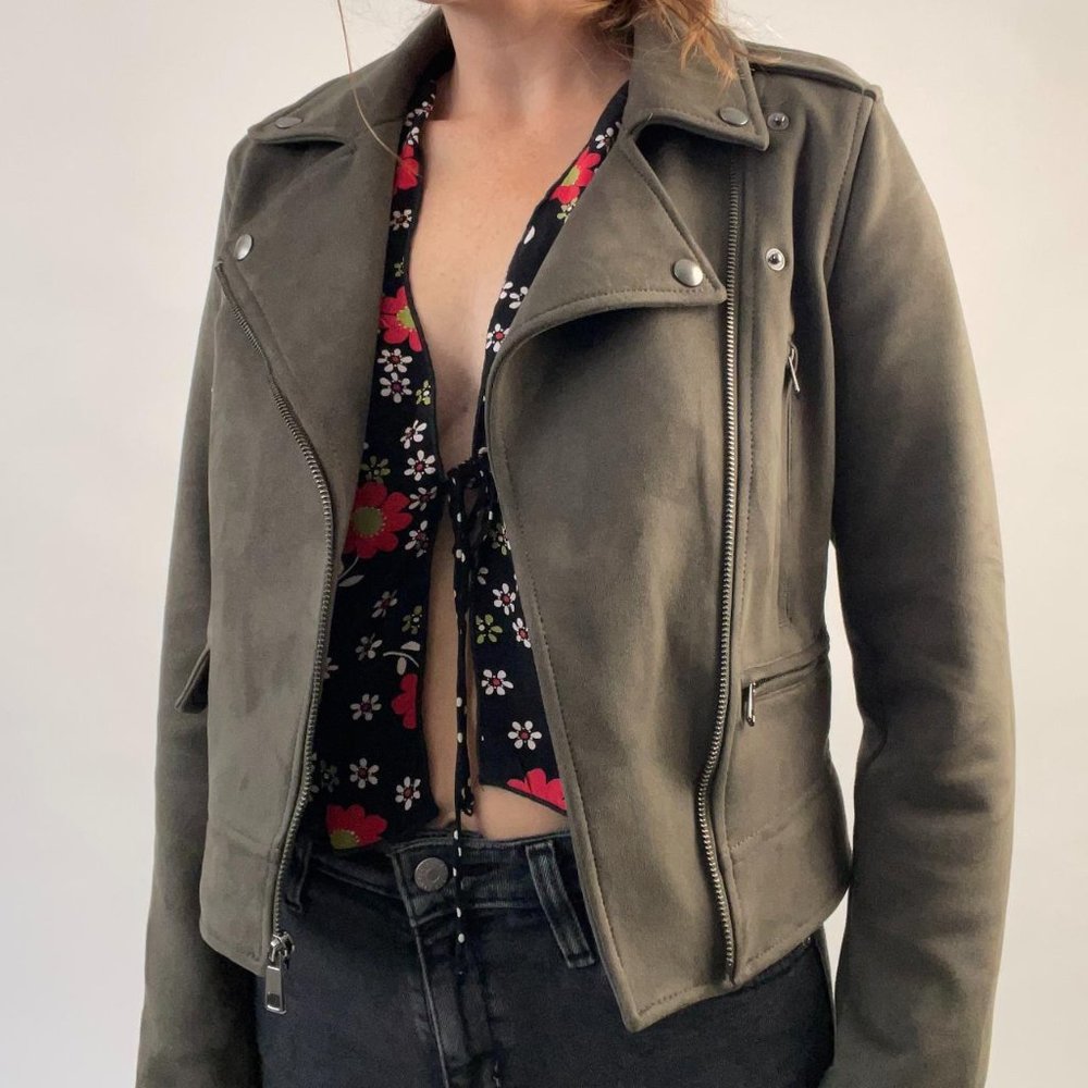 Banana Republic moto jacket.